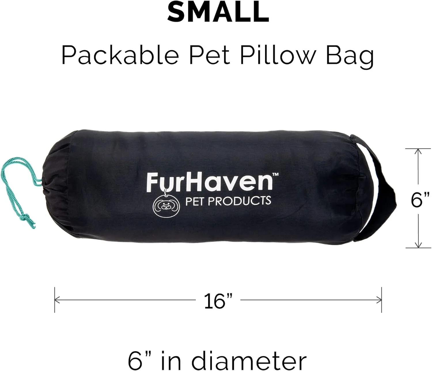 Furhaven Outdoor Travel Dog Bed for Small Dogs w/ Carry Bag, Washable & Foldable, Great for Crates & Kennels - Trail Pup Travel Pillow Mat w/ Stuff Sack Bag - Paprika/Camo-Paw, Small