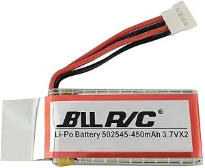 Fytoo 3PCS 3.7v 450mAh Battery &1pcs 3 in1 Battery Charger for UDI U818AU845 U919 U919A U945A RC Helicopter Drone