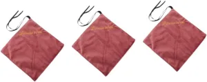 Gerrit 3 Pcs Storage Bag Cutlery Organizer Spoon Carry Bag Spoon and Fork Cosmetic Bags Chopsticks Spoon Covers Cosmetic Brush Bag Utensil Holders Straws Travel Portable Velvet Lip Gloss