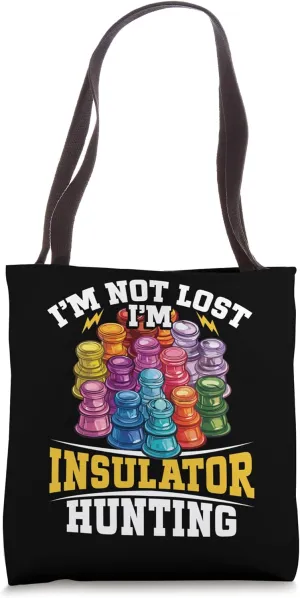 Glass Insulator Collector Telegraph Insulator Collecting Tote Bag