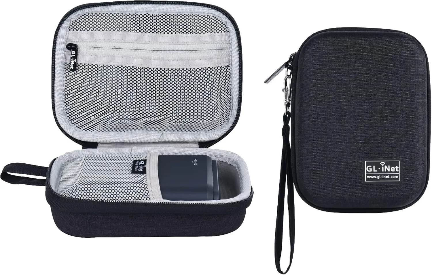 GL.iNet Gadget Organizer Case for Travel Routers GL-AXT1800/ GL-MT3000/ GL-SFT1200/ GL-E750, Chargers, Cables, and Accessories, Sturdy & Durable Pouch, Hand-carry EVA bag, Anti-shock, Water Resistant