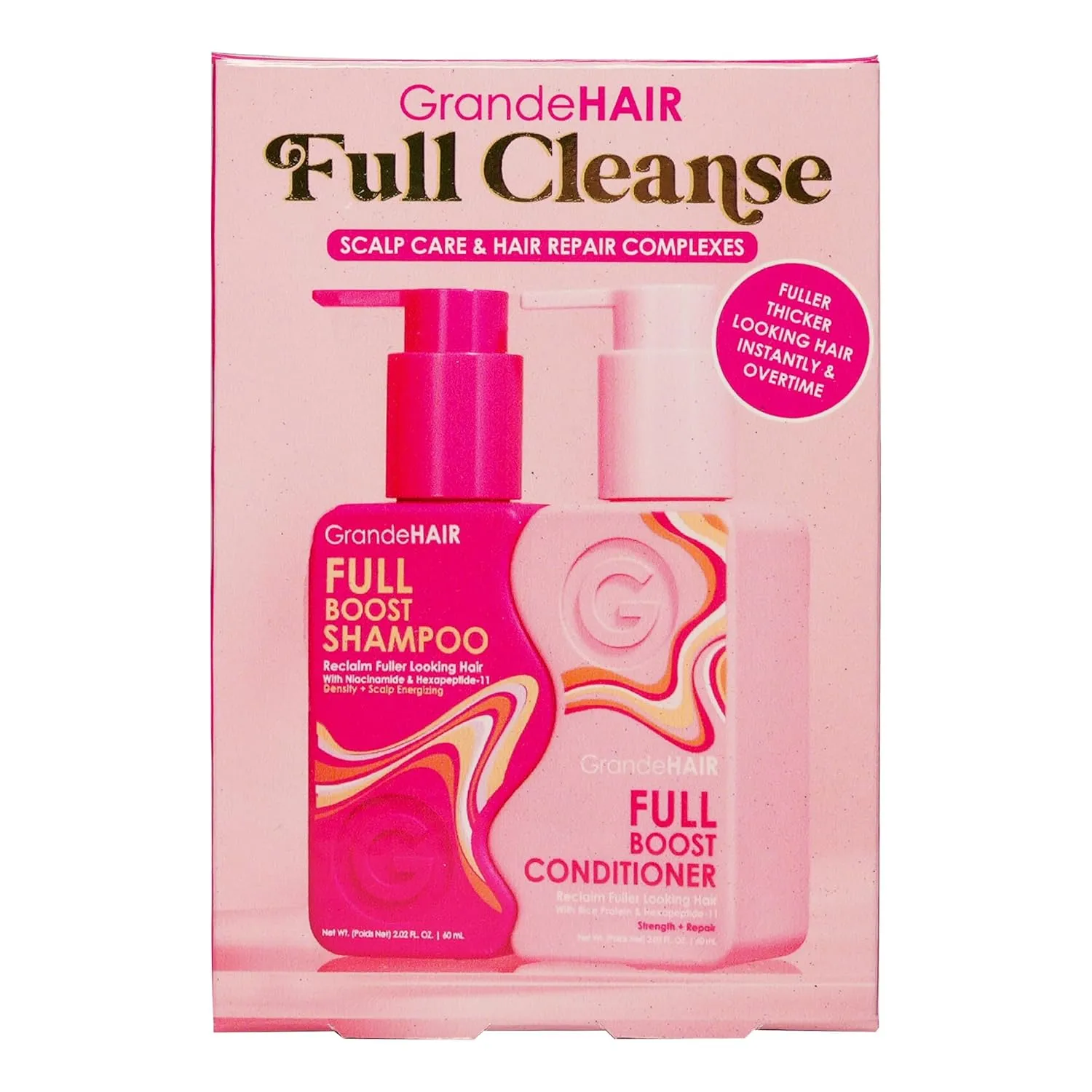 Grande Cosmetics GrandeHAIR Full Cleanse Travel Kit