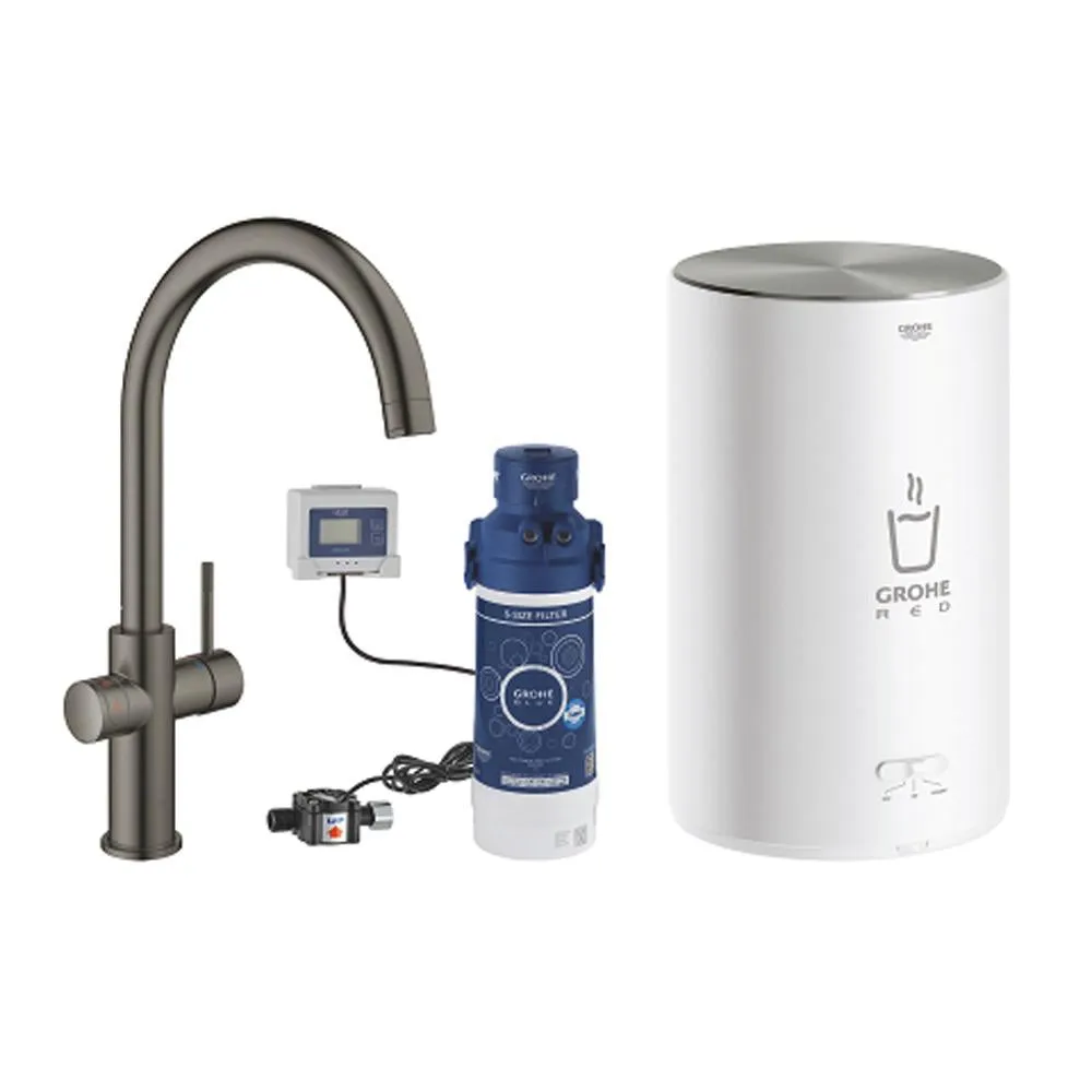 Grohe Red Duo Single Lever Tap and Medium Size Boiler