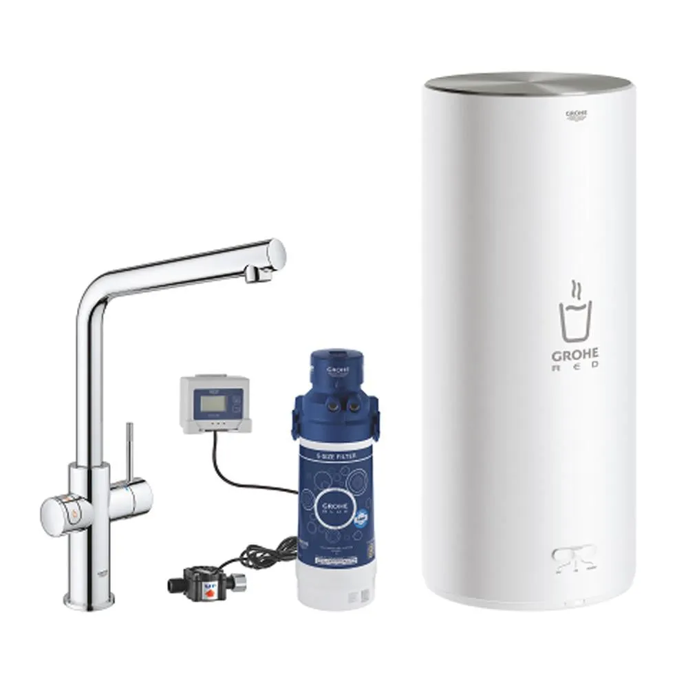 Grohe Red Duo Tap and Large Size Boiler