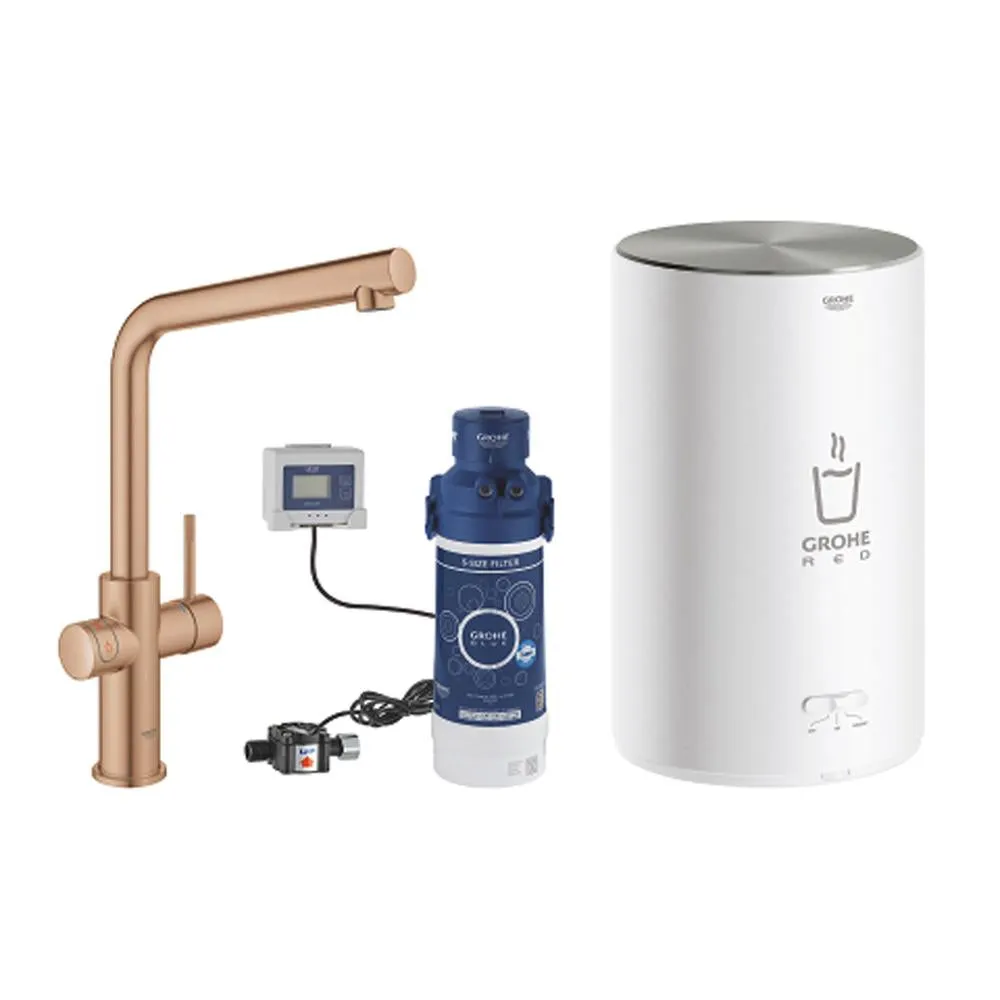 Grohe Red Duo Tap and Medium Size Boiler