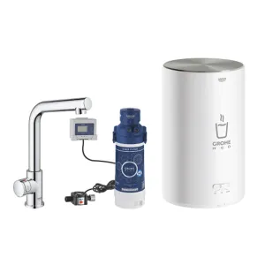Grohe Red Mono Pillar Tap and Medium Size Boiler