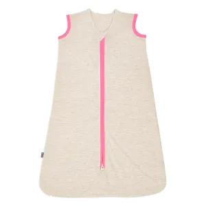 HALO Sleepsack Ideal Temp, Baby Wearable Blanket, TOG 1.0, Oatmeal/Pink, Small