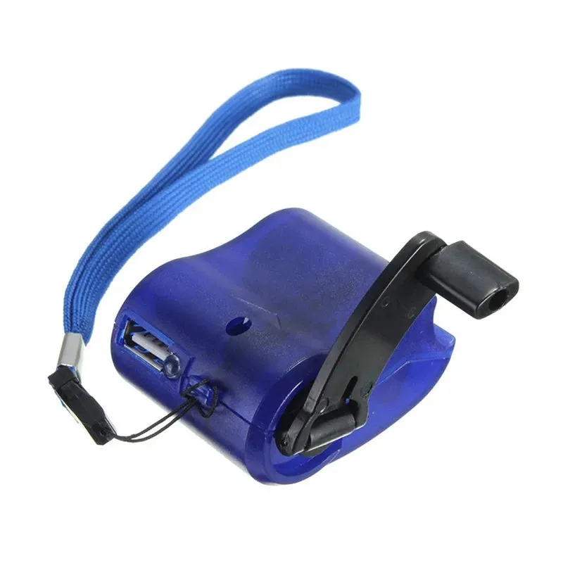 Hand Crank USB Phone Emergency Charger For Camping Hiking EDC Outdoor Sports Travel Charger Camping Equipment Survival
