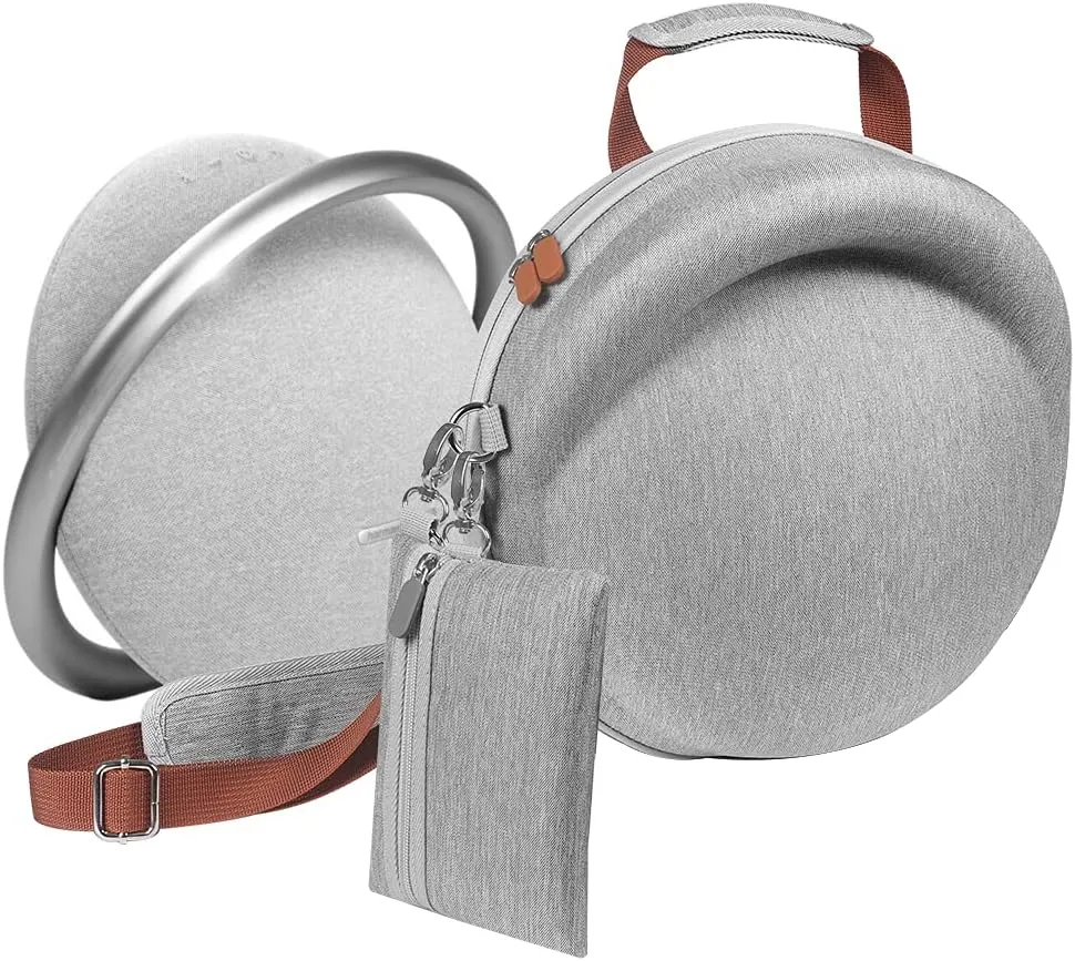 Hard Carrying Case Travel Bag Compatible with Harman Kardon Onyx Studio 8 Portable Bluetooth Speakers (Beige)