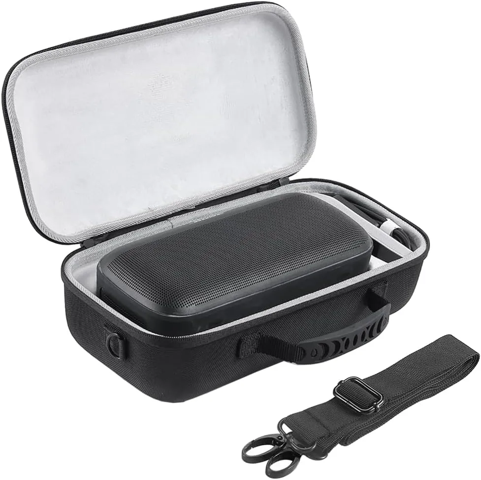Hard Carrying Case Travel Bag Compatible with New Bose SoundLink Max Portable Speaker (Black)