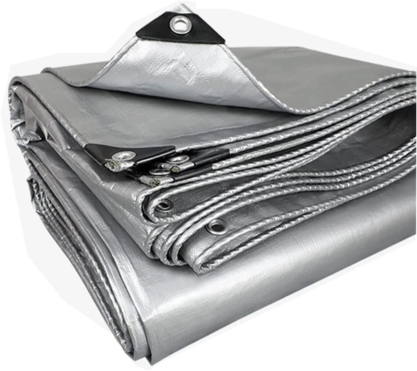 Heavy Duty Tarp Poly Tarpaulin Multipurpose Camping Cover 4m x 6m