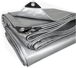 Heavy Duty Tarp Poly Tarpaulin Multipurpose Camping Cover 4m x 6m