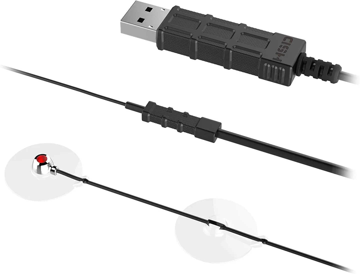 Hipshotdot PRO Color and Brightness Control Dot LED Aim Assist Mod for Gaming TV Compatible with Xbox, PlayStation, Nintendo and PC - Works with All Shooter Video Games and FPS or TPS