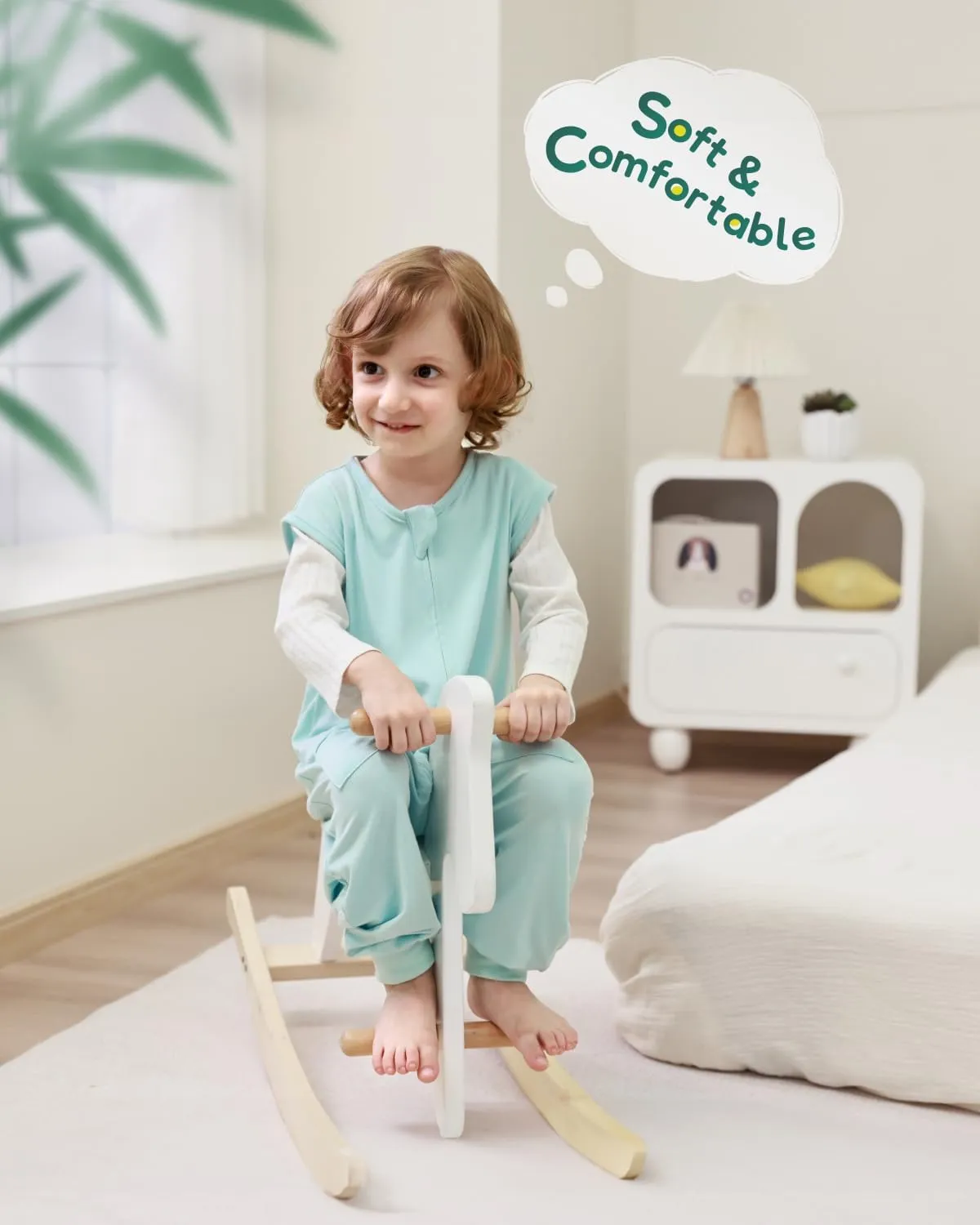 HOMEAL Toddler Sleep Sack with Leg, Sleep Sack with Feet, Baby Sleep Sack 12M-7T