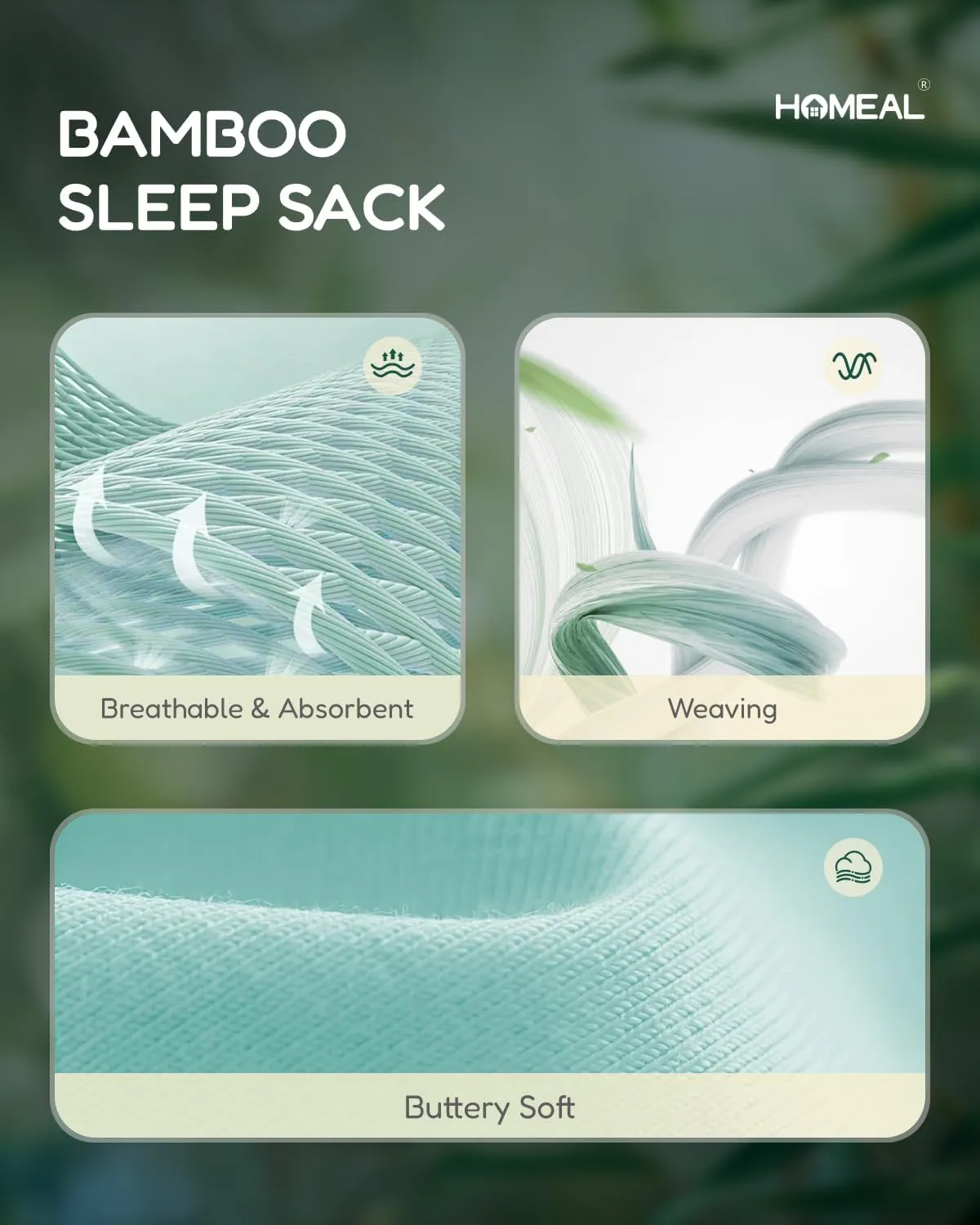 HOMEAL Toddler Sleep Sack with Leg, Sleep Sack with Feet, Baby Sleep Sack 12M-7T