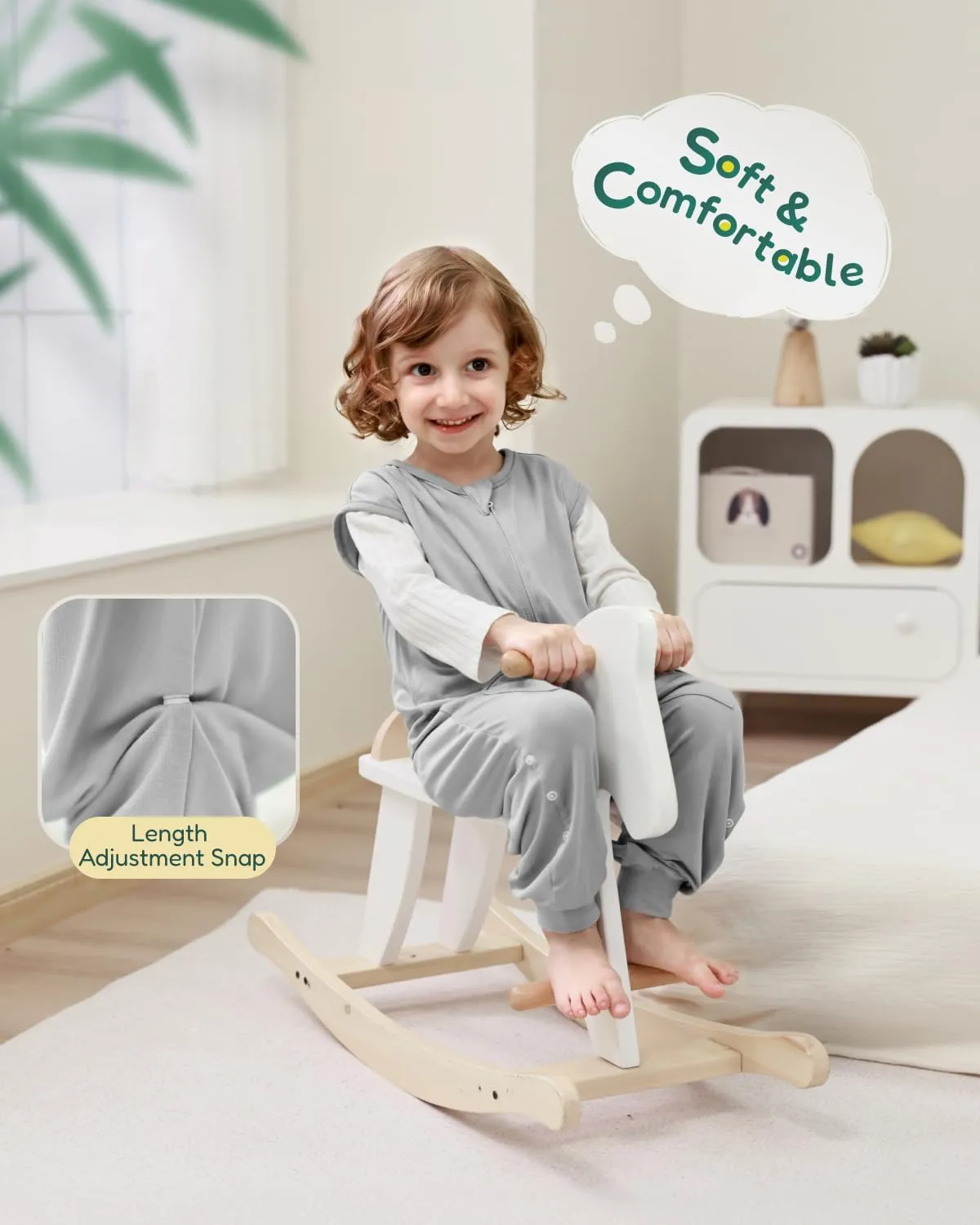 HOMEAL Toddler Sleep Sack with Leg, Sleep Sack with Feet, Baby Sleep Sack 12M-7T