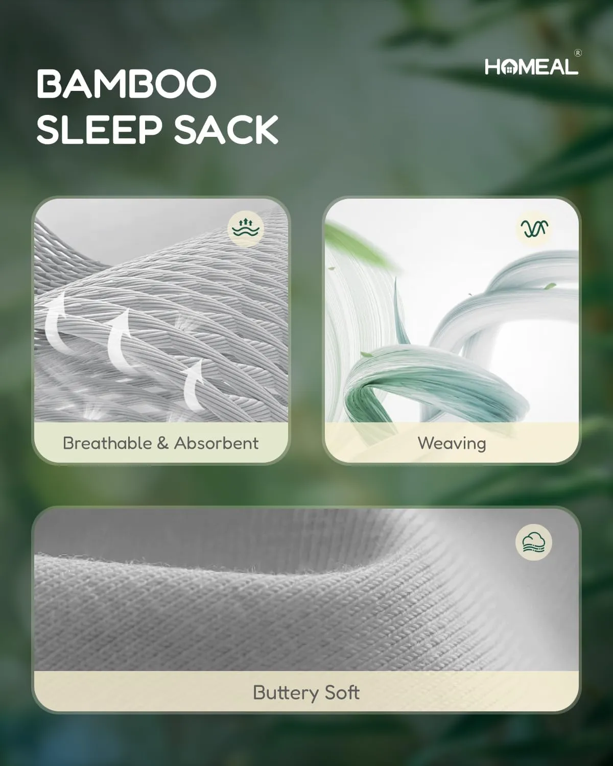 HOMEAL Toddler Sleep Sack with Leg, Sleep Sack with Feet, Baby Sleep Sack 12M-7T