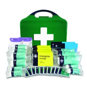 HSE 20 Person First Aid Kit - Aura3 Box - Medium - Green
