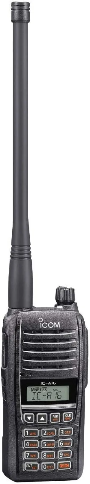 Icom IC-A16B (Bluetooth) VHF Air Band Handheld Transceiver Radio