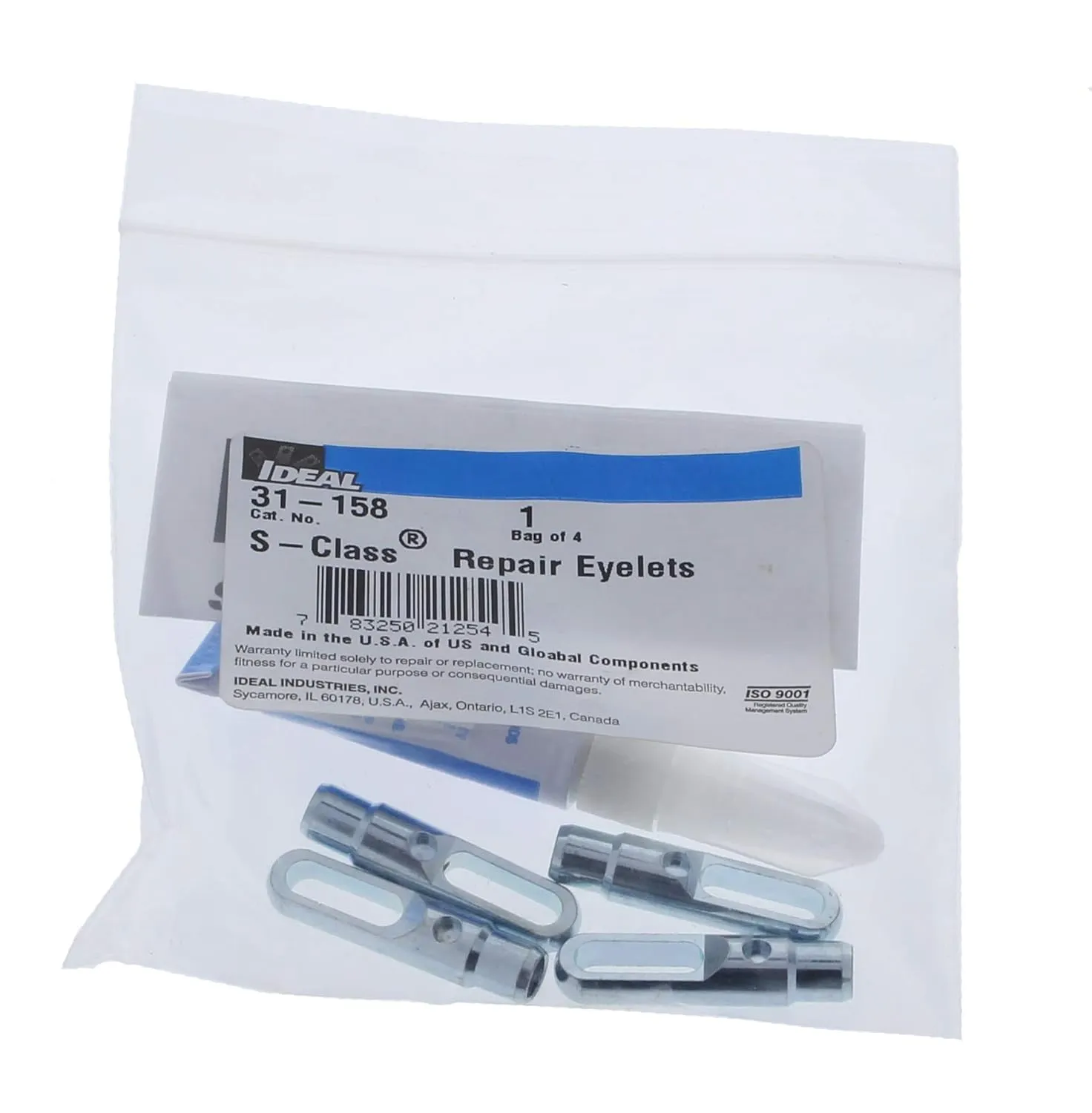 IDEAL Electrical 31-158 S-Class Fish Tape Replacement Eyelets - Field Application Kit for Fish Tape
