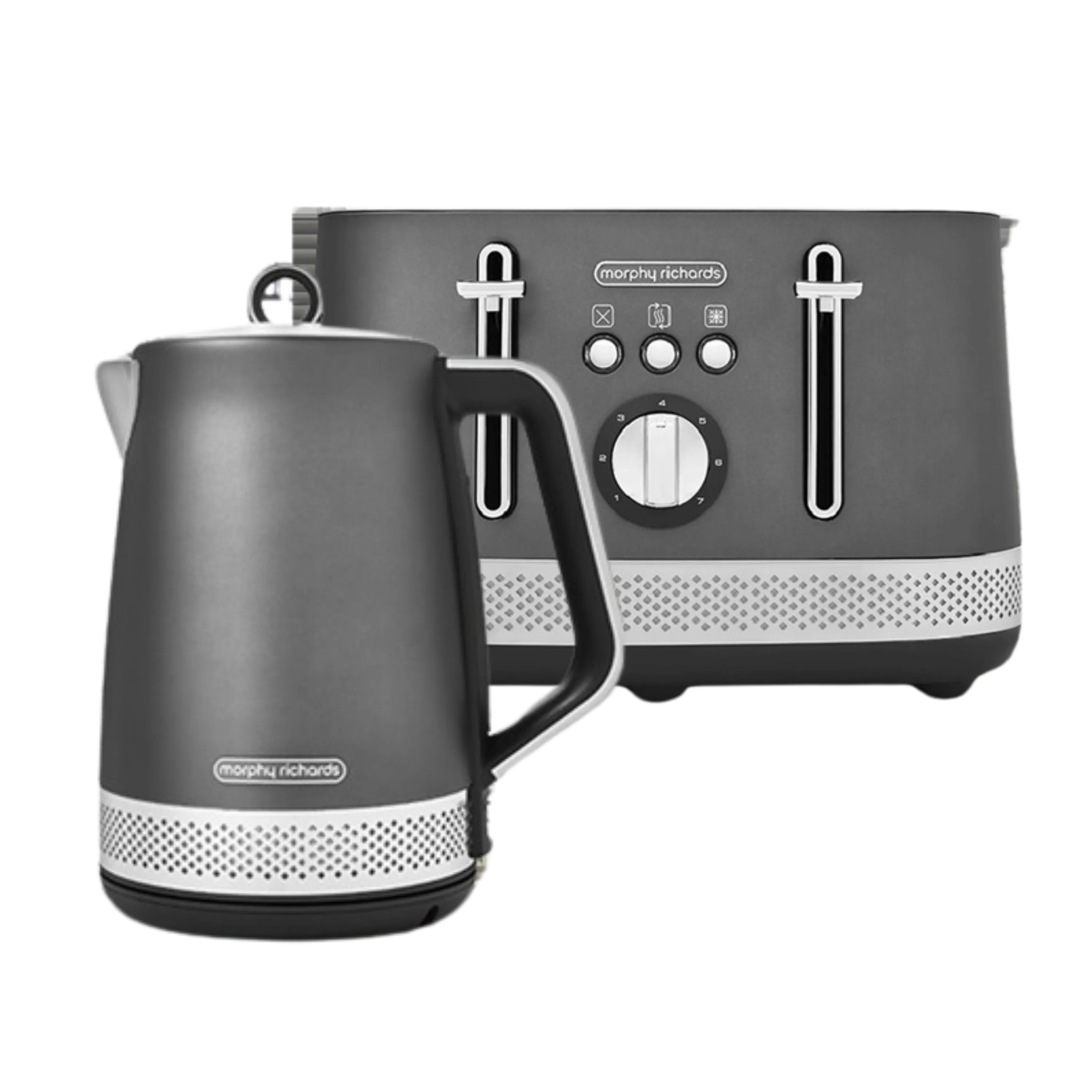 Illumination Titanium Kettle and Toaster Set