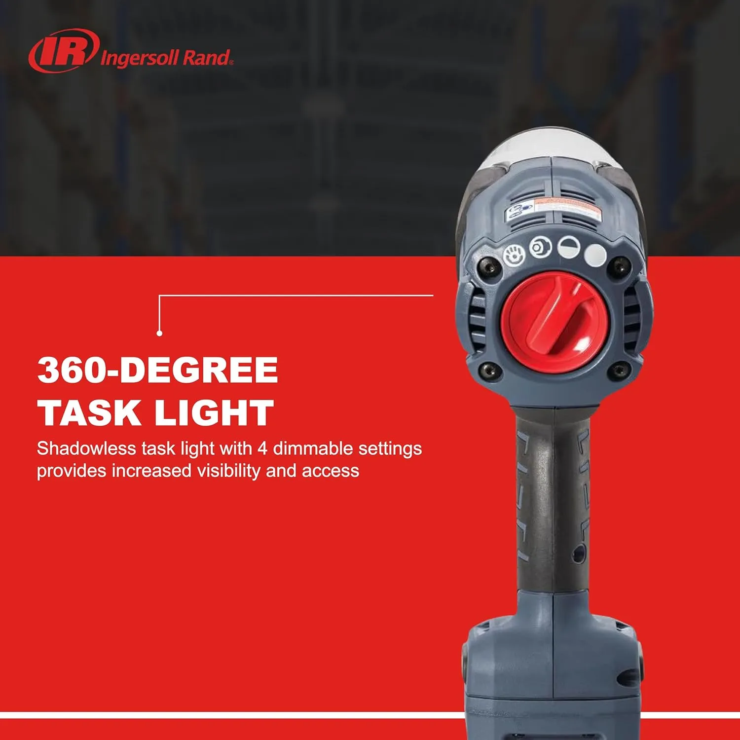 Ingersoll Rand W7152-K22 20V High-Torque 1/2" Cordless Impact Wrench Kit, 1,500 ft-lbs Torque, 2 Batteries and Charger