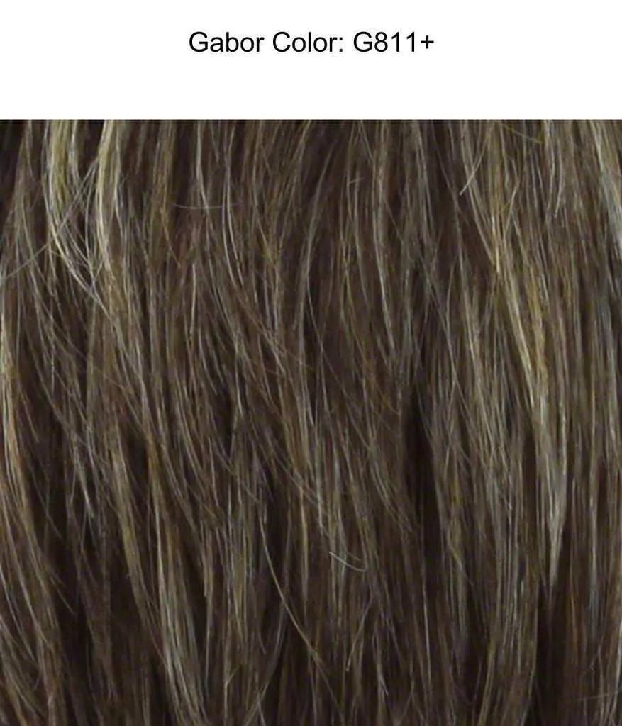 Instinct Wig Avg Large Cap Color G811  Mahogany Mist - Gabor Wigs 3.5" Short Collar Length Shag Wavy Layers Synthetic Capless Bundle MaxWigs Hairloss Booklet