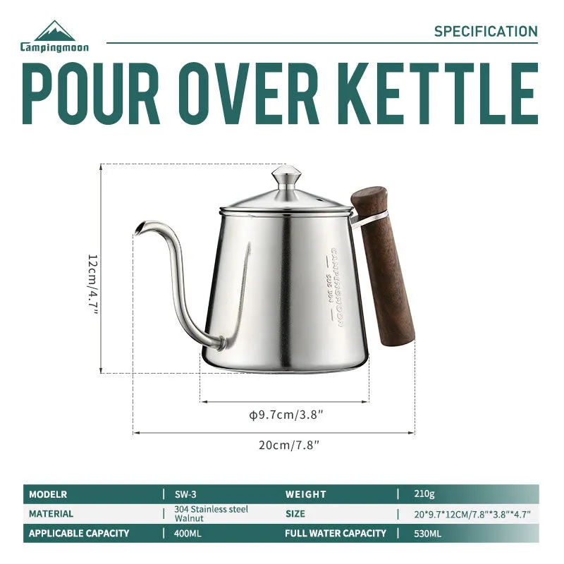 IoT-powered Brew Campingmoon Kettle High-tech Hand
