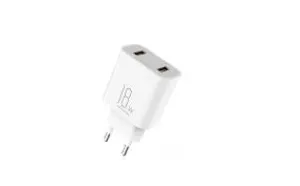 Itel  Adapter  EU ICW181E Charger - 18W, Fast Charger, 2 USB Port,