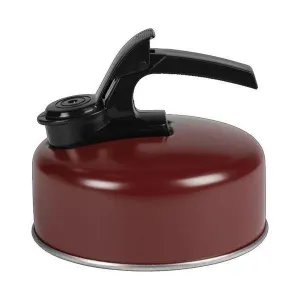 Kampa Billy Whistling Camping Kettle Lightweight 1L Red Ember