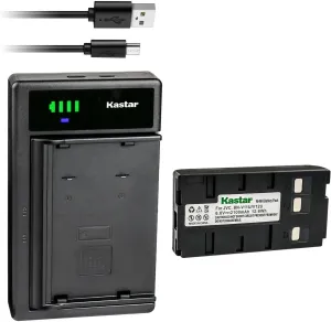 Kastar 1-Pack Battery and Smart USB Charger Replacement for Thomson CVM17 VM550 VM641 BP44 VM991L BP42 VM741, Radio Shack 23-388, Quasar VM-565 Quasar VM-L152 VM-L153