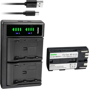 Kastar 1-Pack BP-915G Battery and LTD2 USB Charger Compatible with Phase One P25 Plus P25 , Phase One P30, Phase One P30 Plus P30 , Phase One P40, Phase One P40 Plus P40 