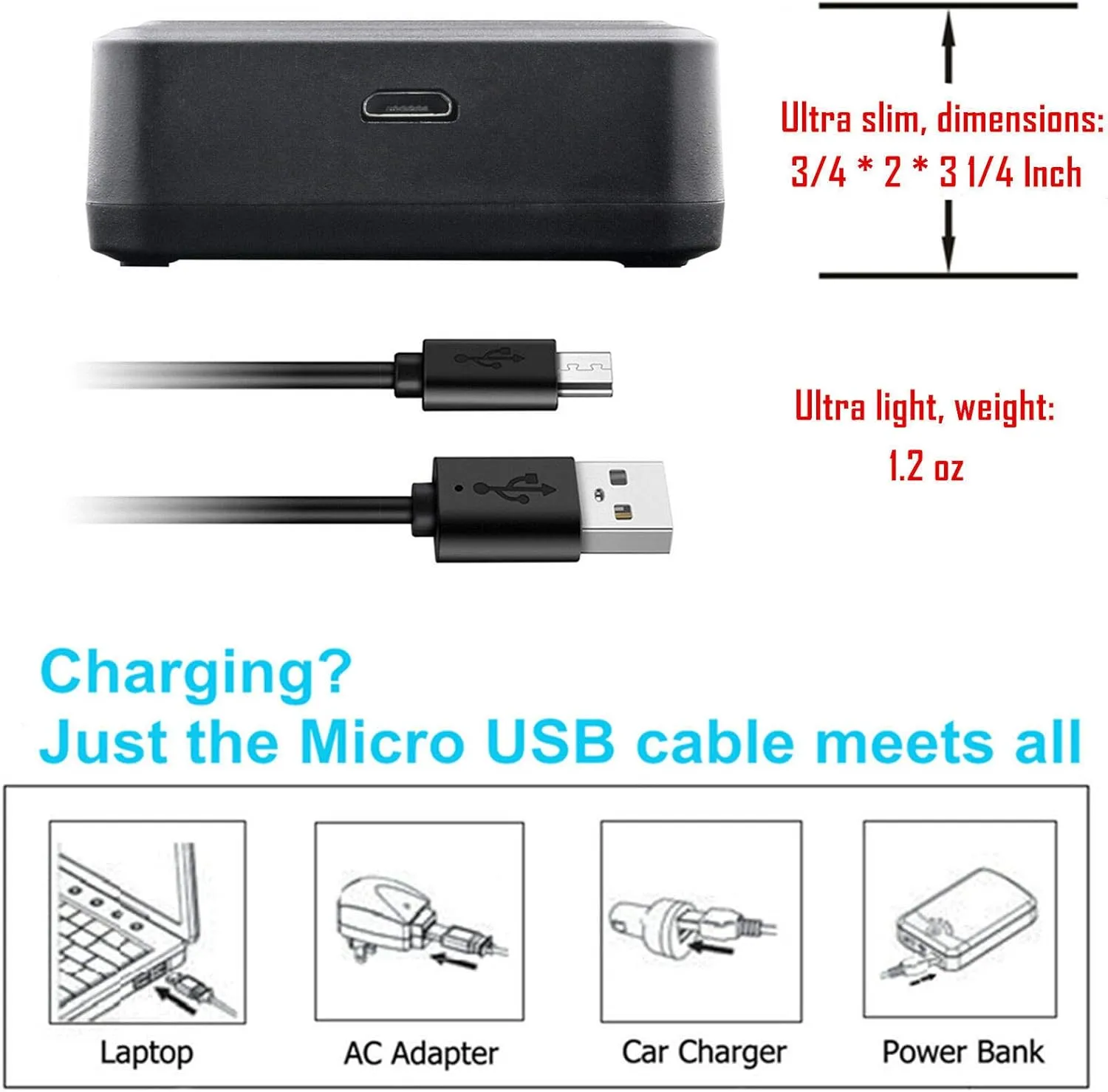 Kastar 4 Pack Battery and LCD Triple USB Charger Compatible with Canon NB-4L, NB-4LH, Canon Digital IXUS 75, Digital IXUS 80 is, Digital IXUS 100 is, Digital IXUS 110 is, Digital IXUS 120 is Camera