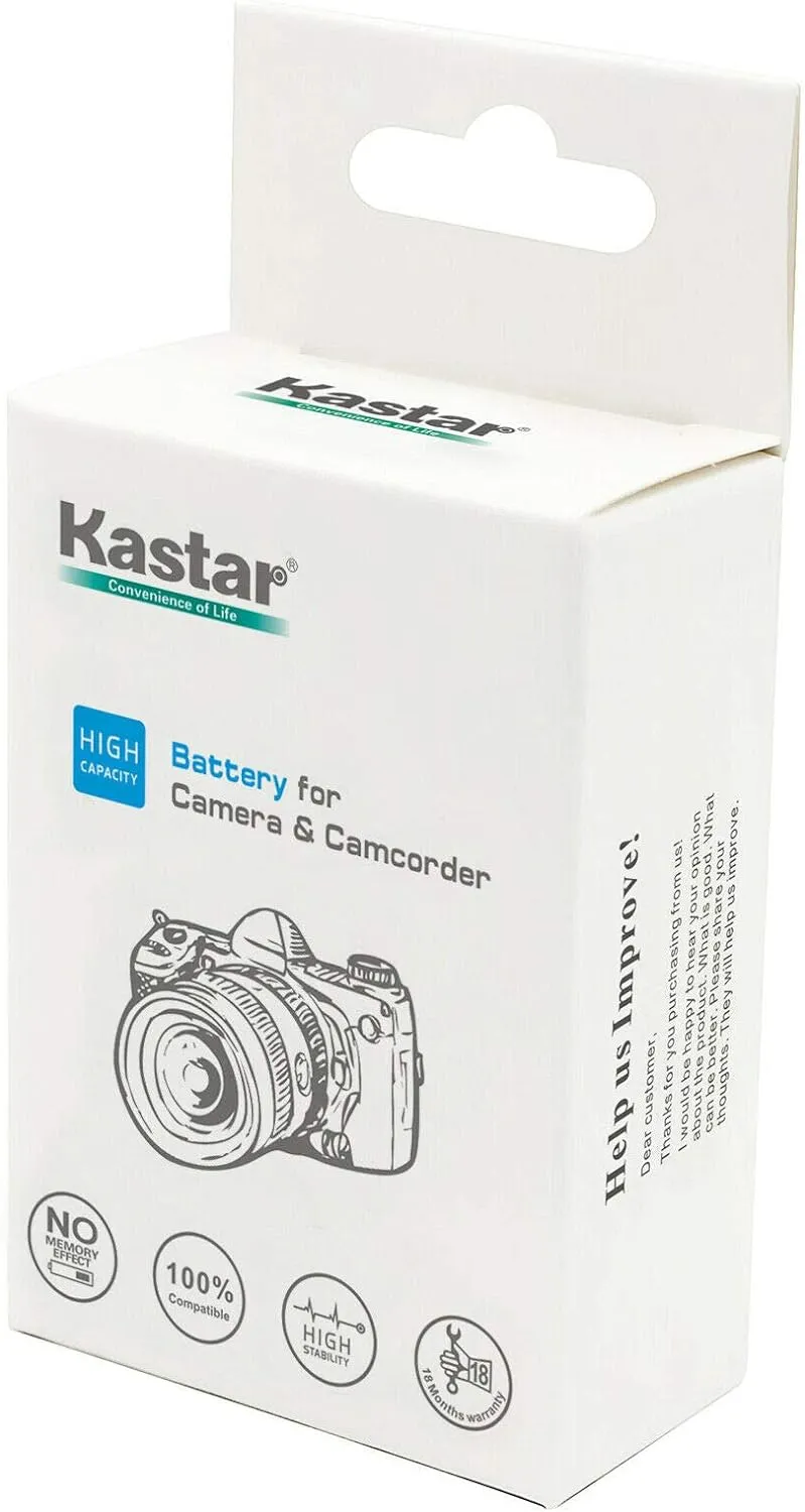 Kastar 4-Pack Battery and LTD2 USB Charger Compatible with Sony NP-BD1 Battery, BC-CSD BC-CS3 Charger, Sony Cyber-Shot DSC-T77, Cyber-Shot DSC-T90, Cyber-Shot DSC-T200, Cyber-Shot DSC-T300 Cameras