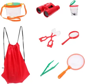 Kisangel 1 Set Observation Observation Bucket Science Plaything Collection Educational Collector Outdoor Exploration Tools Explorer Kit Plastic