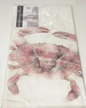 KITCHEN TOWEL - MS - RED CRAB