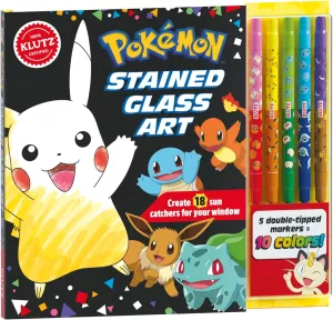 KLUTZ Pokémon Stained Glass Art Craft Kit