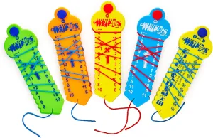 LEARNING WRAP-UPS SELF-CORRECTING Math Intro Key Kit with Self Correcting Math Problems for Kids Grade Level K-5