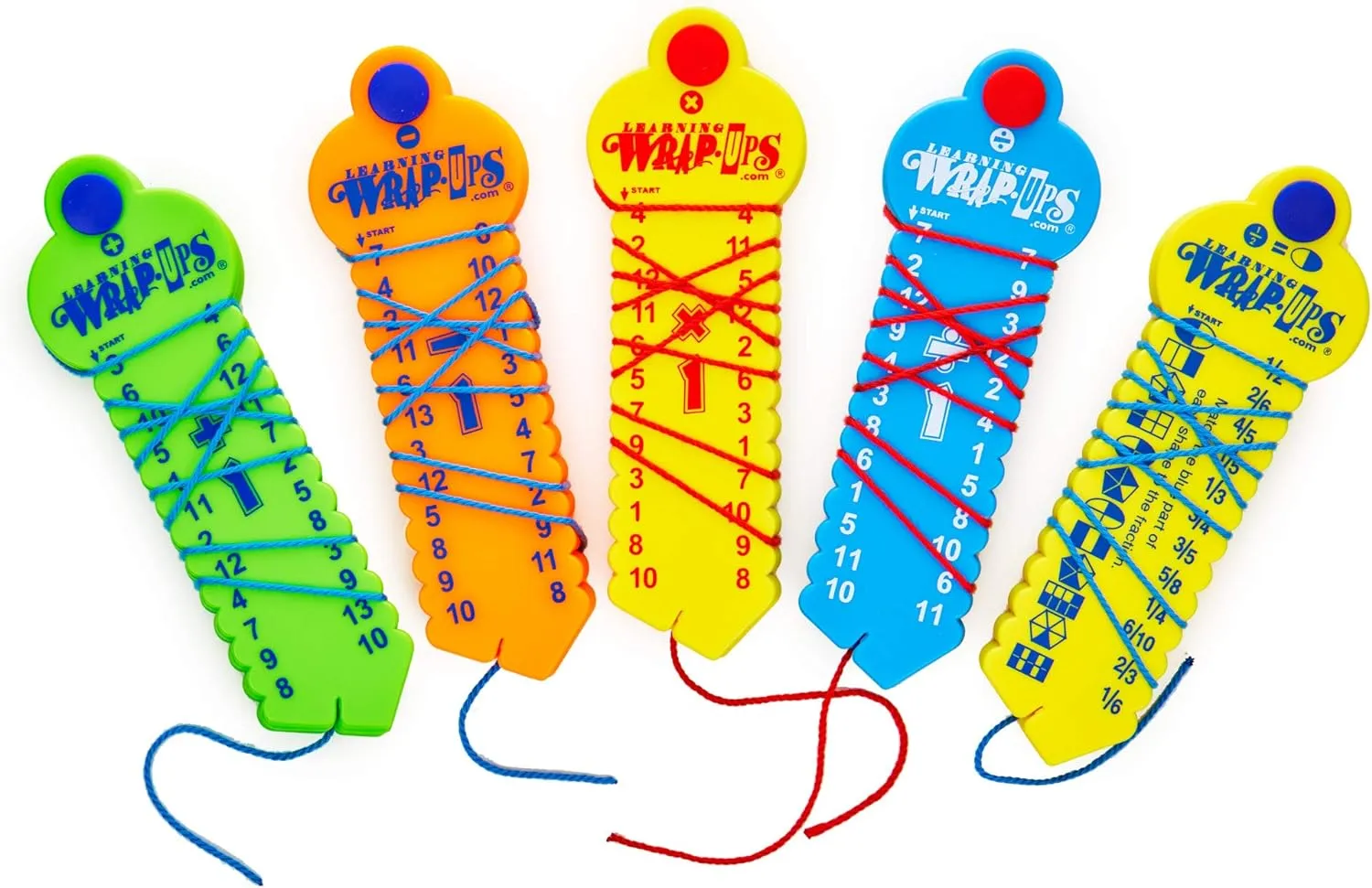 LEARNING WRAP-UPS SELF-CORRECTING Math Intro Key Kit with Self Correcting Math Problems for Kids Grade Level K-5