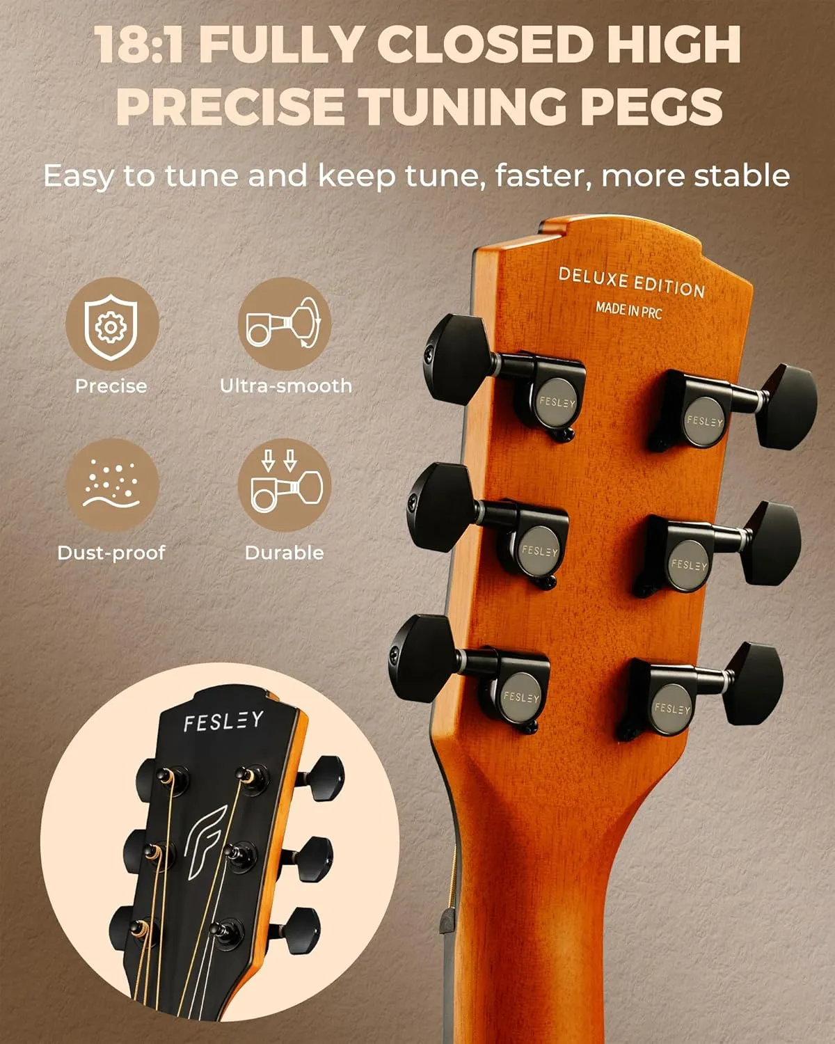 Left Handed Acoustic Electric Guitar Kit, 41 Inch Full Size 6 String Cutaway Acoustic Guitar for Beginner Adults, Guitarra Electroacústica with Steel String, Built-in EQ, Gig Bag, Capo, Strap
