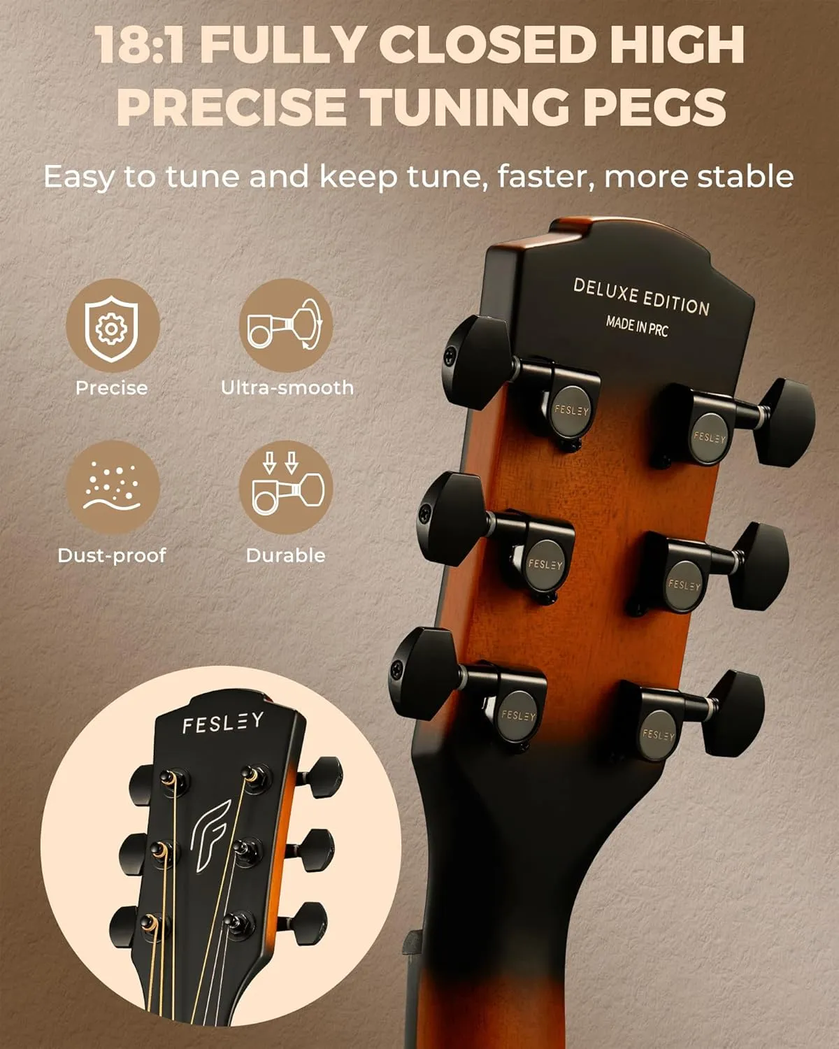 Left Handed Acoustic Electric Guitar Kit, 41 Inch Full Size 6 String Cutaway Acoustic Guitar for Beginner Adults, Guitarra Electroacústica with Steel String, Built-in EQ, Gig Bag, Capo, Strap