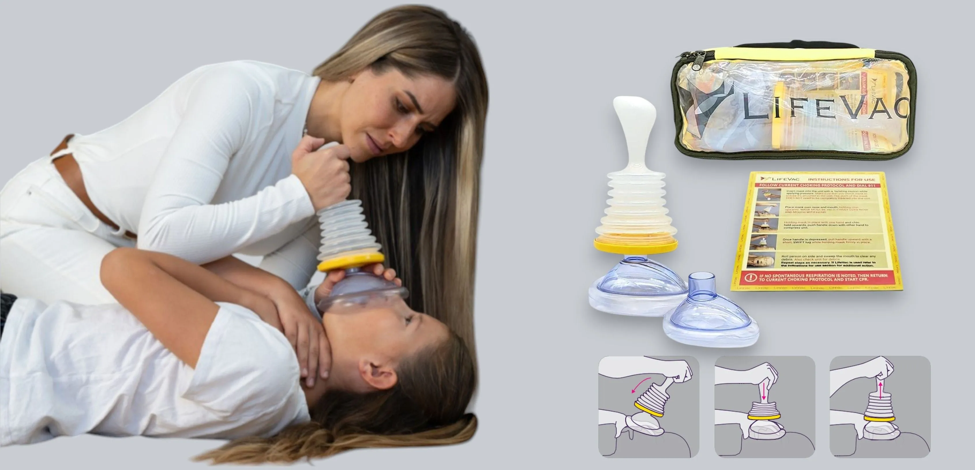 LifeVac Airway Clearance Device Home Kit