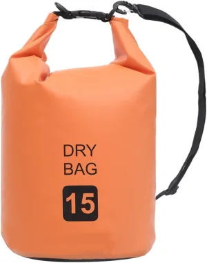 Lightweight Waterproof Dry Bag for Ultimate Protection, Durable PVC Design with Adjustable Shoulder Straps, Camping and Outdoor Adventures, 4 Gallon