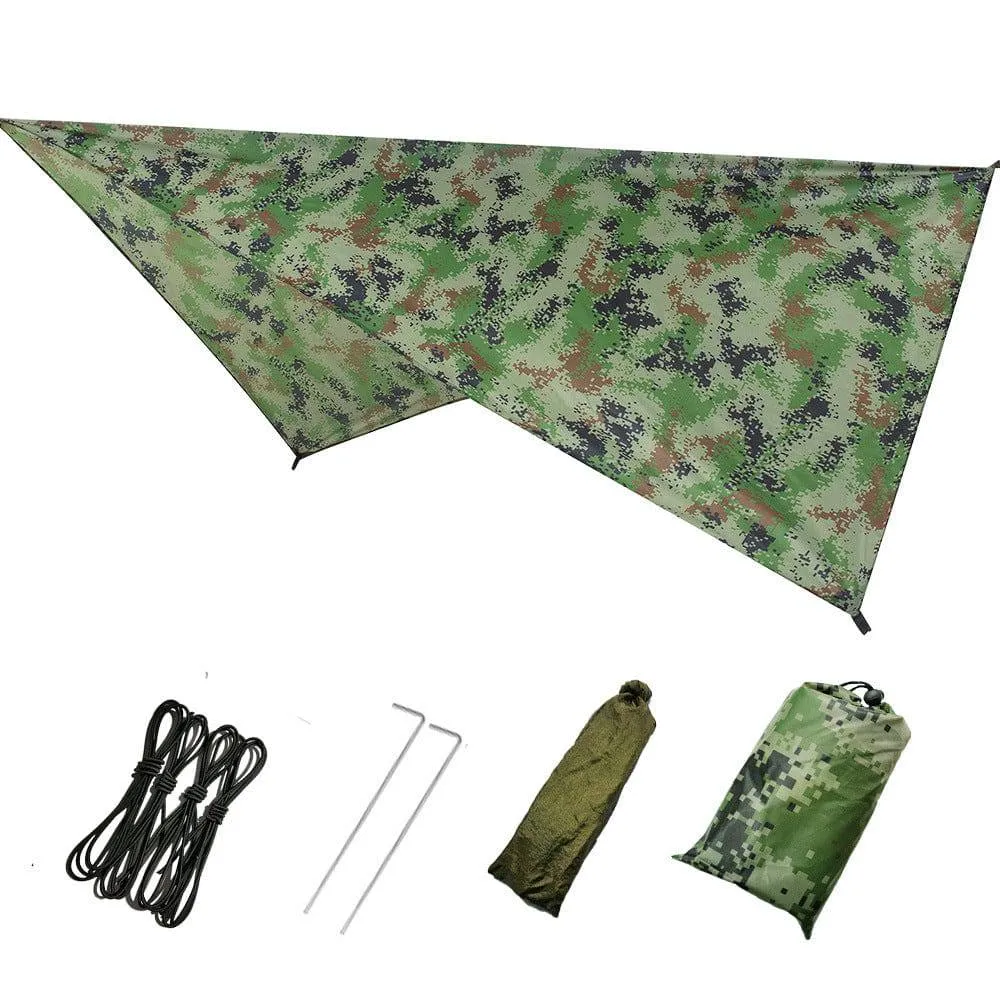 Lightweight Waterproof Sunshade and Rain Cover for Hammocks