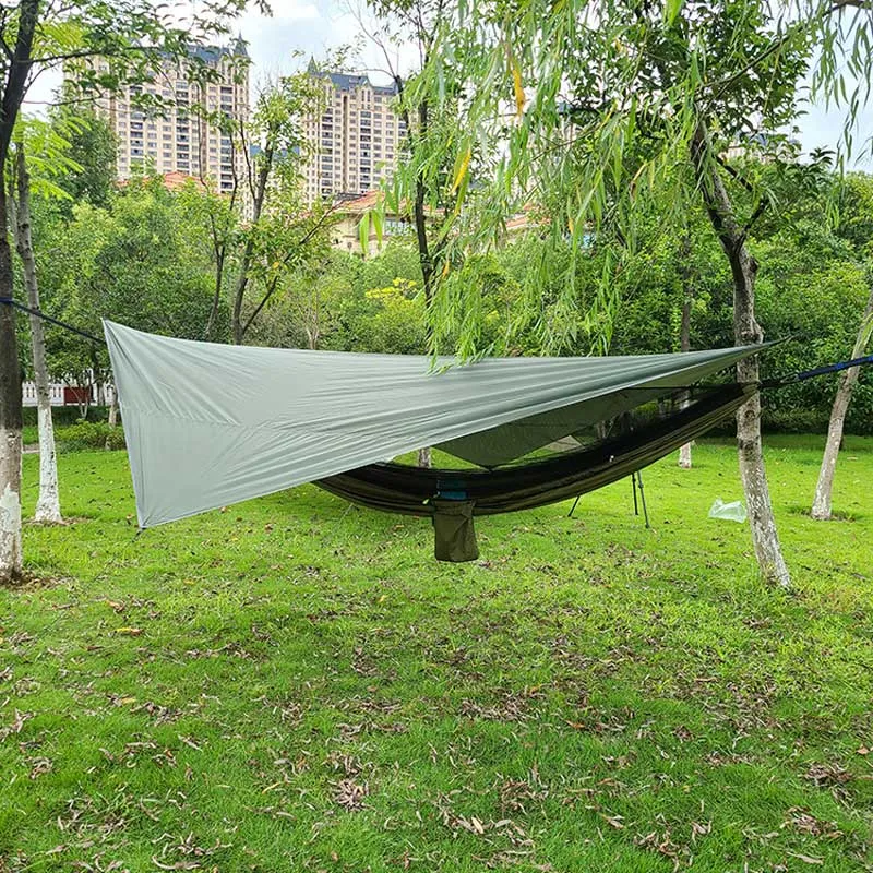 Lightweight Waterproof Sunshade and Rain Cover for Hammocks