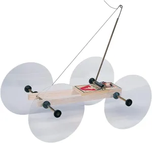 Little Moe: Mousetrap Powered Car (Bulk Pack of 10 Complete Vehicle Kits)