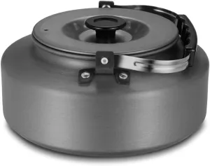 Lixada 1.6L Portable Water Kettle Water Pot Teapot Coffee Pot Indoor Aluminum Alloy Tea Kettle Outdoor Camping Hiking Picnic Pot