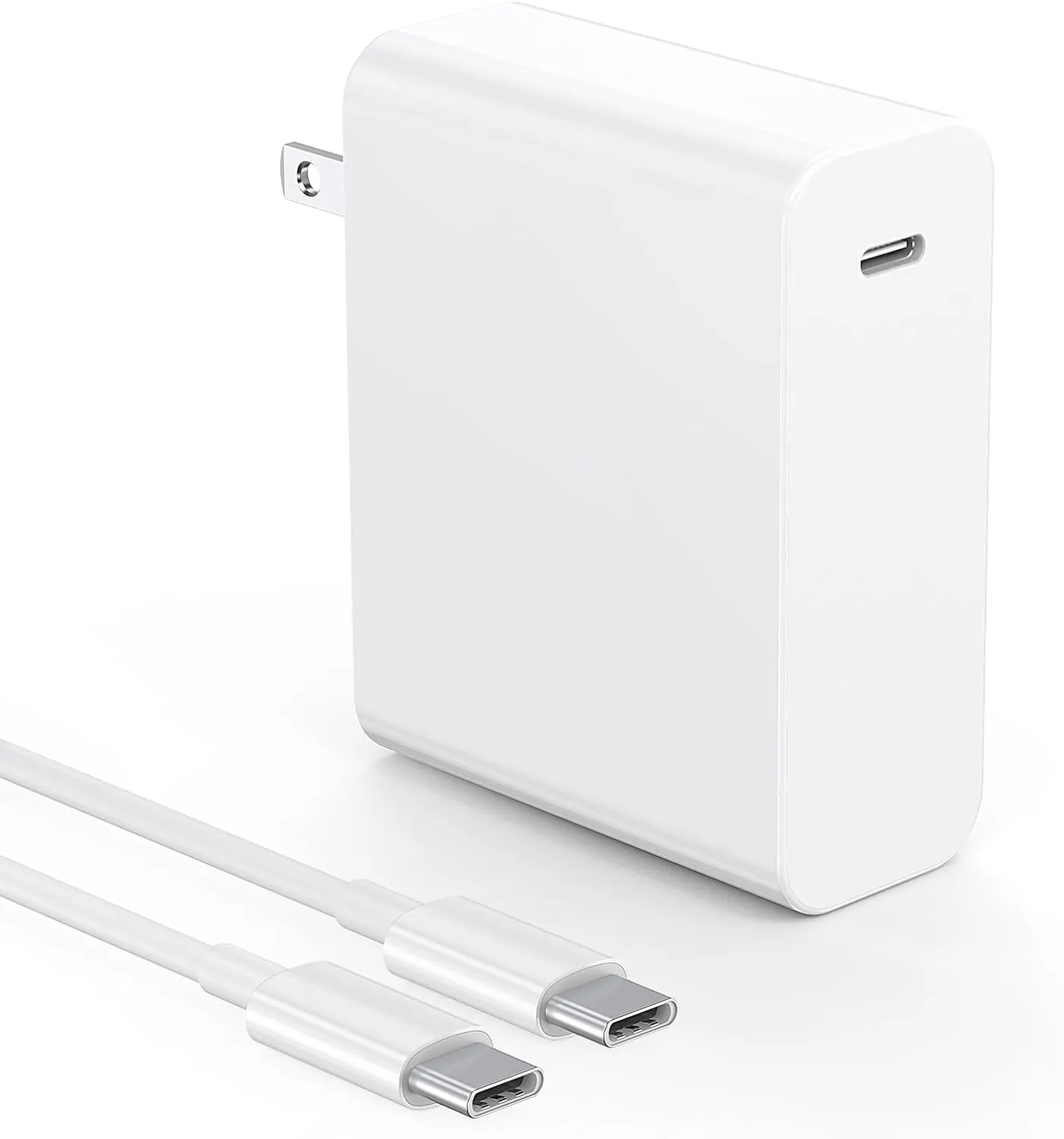 Mac Book Pro Charger, 100W USB C Laptop Charger Power Adapter for MacBook Air/Pro 13 14 15 16 inch 2024 2023 2022 2021 2020 M1 M2 M3 Laptop ipad Pro Samsung and All USBC Device with USB C Cable(5.9ft)