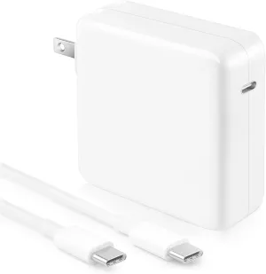 Mac Book Pro Charger-118W USB C Fast Charger Power Adapter Compatible with MacBook Pro/MacBook Air 16 15 14 13 Inch, M1 M2 M3 M4, New iPad Pro and All USB C Device, 6.6ft Charge Cable