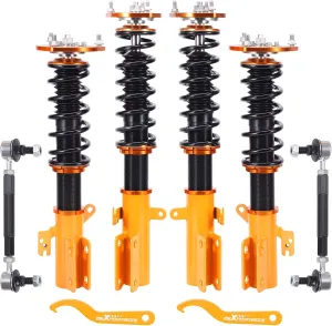 maXpeedingrods Coilovers for Lexus ES350 07-09, for Toyota Avalon 2007-2011, for Toyota Camry 2007-2011, Coil Spring Shock Absorber, Height Adjustable Coilovers Suspension Kit, Lowering Kit Gold